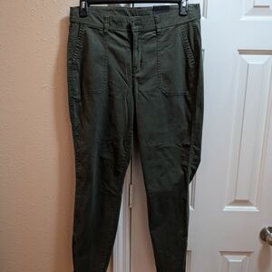 Lane Bryant Olive Green Chino Pants